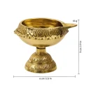 Traditional Brass Diya for Puja - Set of 2