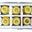 Decorative Yellow Fancy Clay Matki Diya Candle(Set of - 6)