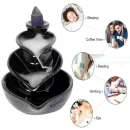 Incense Burner Smoke Waterfall Backflow Holder(5.5 Inch)
