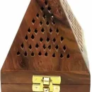 Wooden Incense Stick Holder 3.5 Inch Hut Shaped