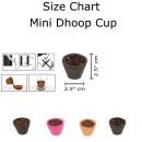 Mini Sambrani Dhoop Cup for Pooja Hawan, Non Toxic Charcoal Free, Dhoop Cups Sandal Flavor - 1 Pack