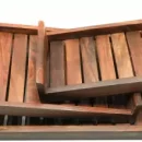 Sheesham Wooden Handcrafted Rectangular Serving Platter Tray  (Pack of 3)