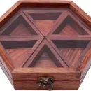 Wooden Spice Box - Made with sheesham wood
