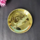 small size brass pooja thali by kartbux