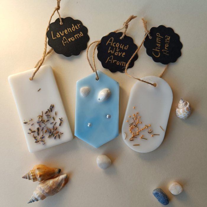 Decor D style Scented wax sachet combo pack of 3 Aroma(Champa, Deep Ocean, Lavender) Candle