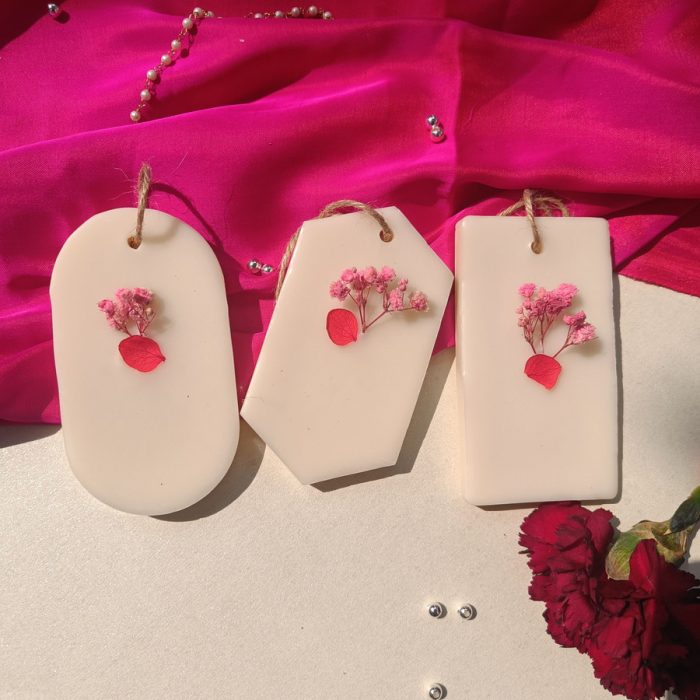 Decor D style Air Freshener Wax bar, Scented Sachet Drawers, Wardrobe, Car, Racks(Pack of 3) Candle