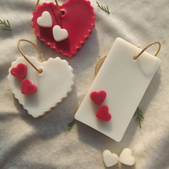 Decor D style Valentine's day special wax sachet : lavender jasmine rose aroma Candle
