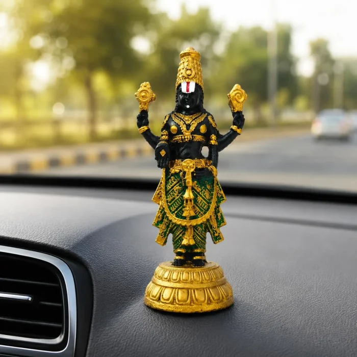 Tirupati Balaji Idol Black Finish